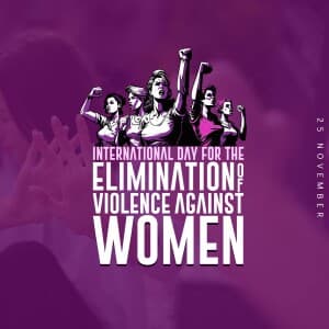 International Day for the Elimination of Violence against Women graphic