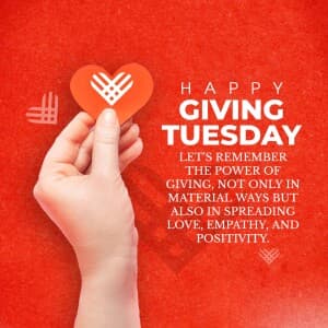 Giving Tuesday flyer