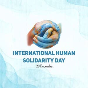International Human Solidarity Day illustration