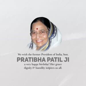 Pratibha Patil Birthday post