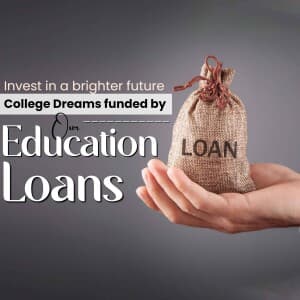 Education Loan business flyer