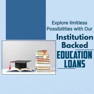 Education Loan marketing poster