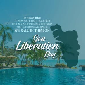 Goa's Liberation Day graphic