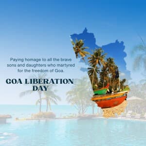 Goa's Liberation Day event poster