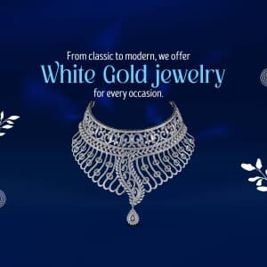 White Gold Jewellery poster