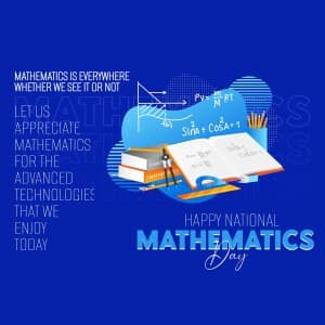 National Mathematics Day Instagram Post