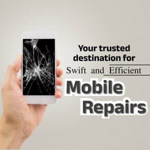 Mobile Repairing promotional poster