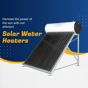 Solar Water Heater business flyer