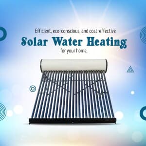 Solar Water Heater marketing post