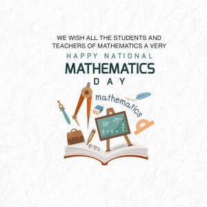 National Mathematics Day graphic