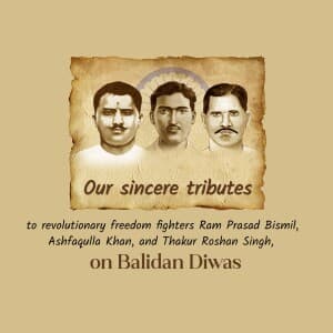 Balidan Diwas flyer