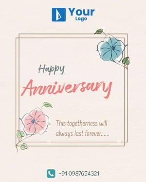 Anniversary Instagram flyer