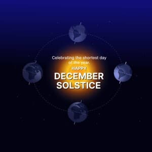 December Solstice event poster