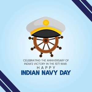 Indian Navy Day Facebook Poster