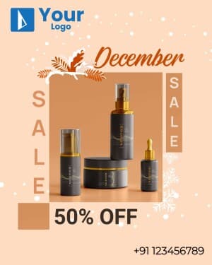 December Sale marketing poster