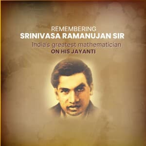 Srinivasa Ramanujan Jayanti video