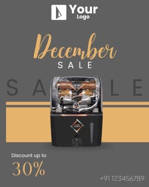 December Sale Facebook Poster