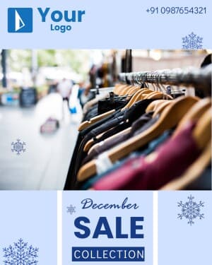 December Sale facebook ad banner