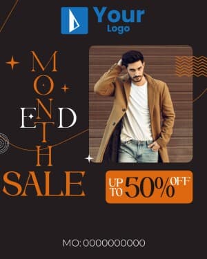 Month End Sale banner