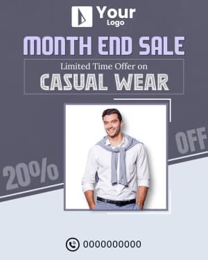 Month End Sale custom template