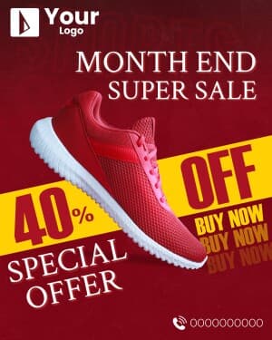 Month End Sale poster
