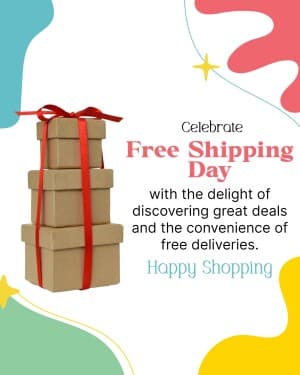 Free Shipping Day illustration