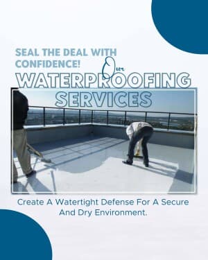 Waterproofing promotional images