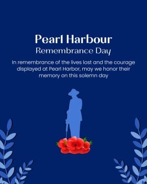 Pearl Harbor Remembrance Day graphic