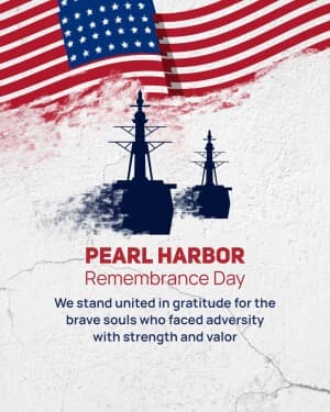 Pearl Harbor Remembrance Day illustration