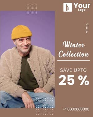 Winter Collection marketing poster