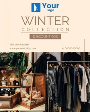 Winter Collection poster Maker