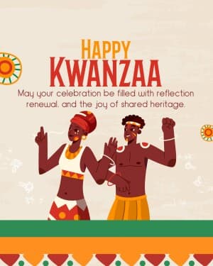 Kwanzaa event poster