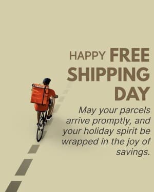 Free Shipping Day poster