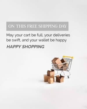 Free Shipping Day flyer