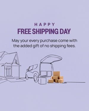 Free Shipping Day banner