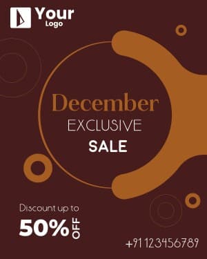 December Sale poster