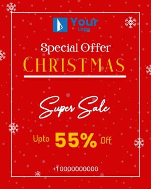 Christmas Offers Social Media poster