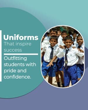 Uniform promotional template