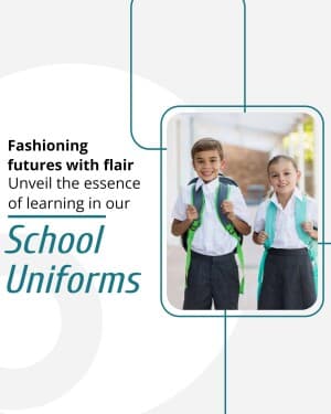 Uniform promotional poster