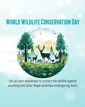 Wildlife Conservation Day flyer