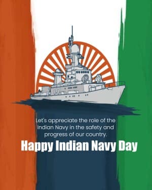 Indian Navy Day flyer