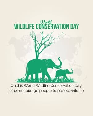Wildlife Conservation Day banner