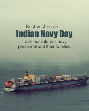 Indian Navy Day poster