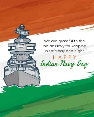 Indian Navy Day post