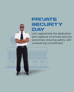 Private Security Day banner