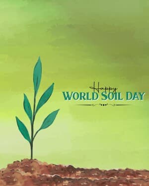 World Soil Day flyer