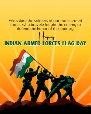 Armed Forces Flag Day flyer