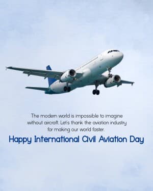 World Civil Aviation Day banner