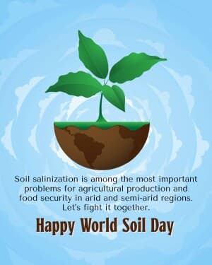 World Soil Day event poster