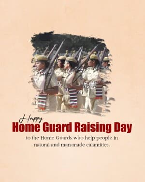 Home Guard Raising Day banner